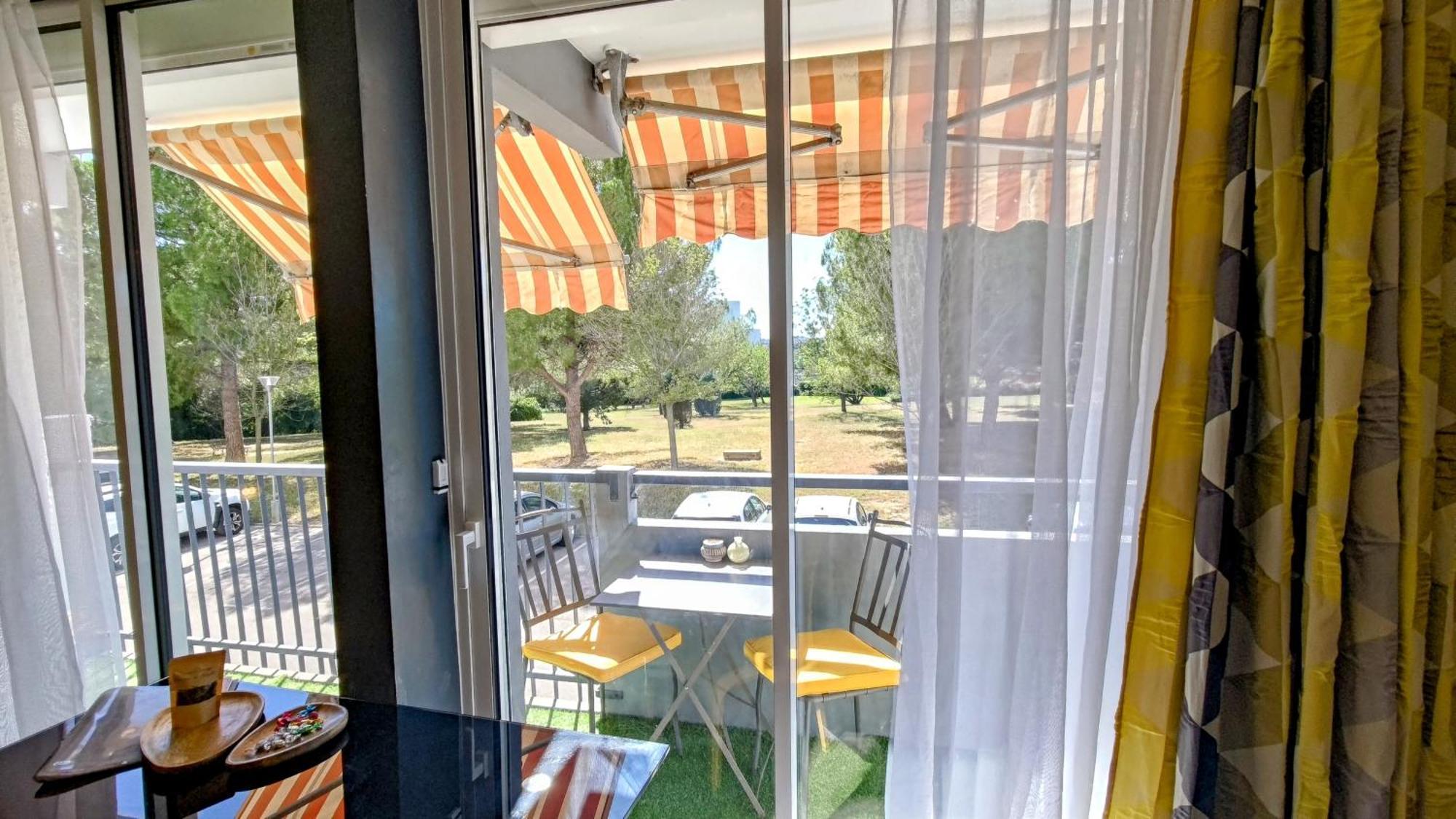 Studio Soleil Et Verdure - Montpellier Celleneuve Bagian luar foto